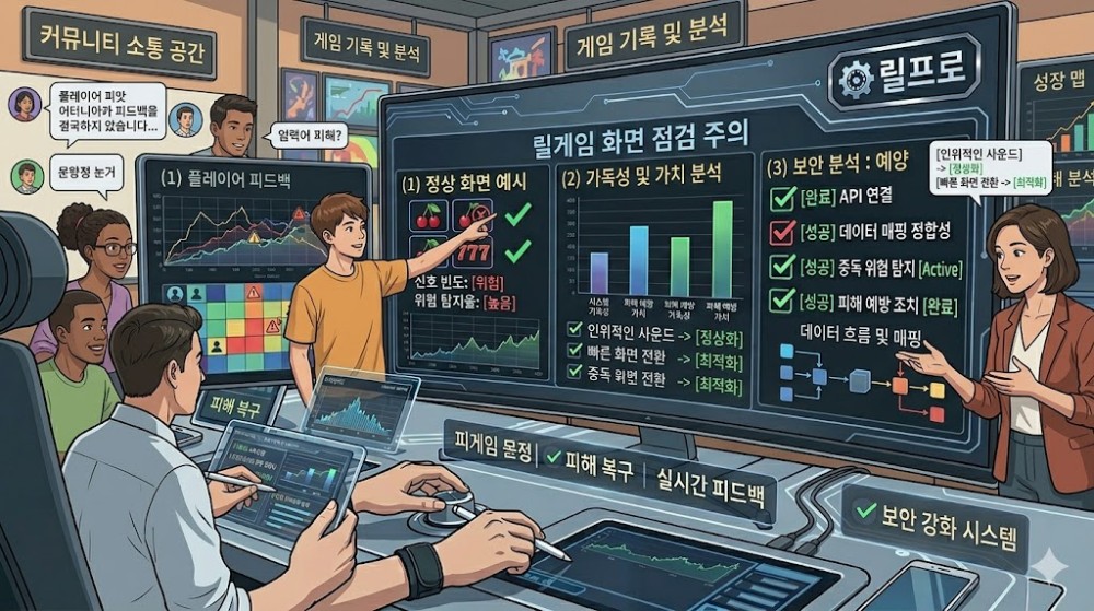 릴게임 화면 점검