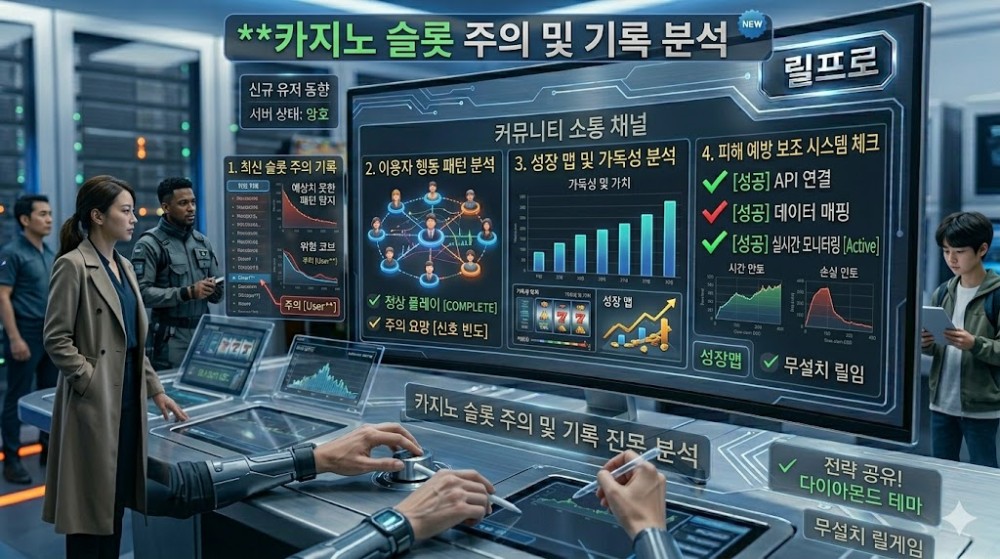 카지노슬롯 주의
